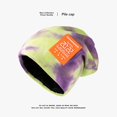 thumbnail image 1 of Dyfzdhu Unisex Fashion Casual Tie-Dye Printed Woolen Hat Warm Outdoor Knitted Green, 1 of 2