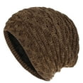 thumbnail image 1 of Dyfzdhu Unisex Skiing Plush Fashion Keep Warm Winter Hats Knitted Cotton Hat Brown, 1 of 1