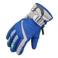 thumbnail image 1 of Dyfzdhu Winter Gloves for Kids Boys Girls Snow Windproof Mittens Outdoor Sports Skiing Blue, 1 of 1