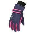 thumbnail image 1 of Dyfzdhu Winter Outdoor Boys Girls Snow Skating Snowboarding Windproof Warm Gloves Perfect For 6 To 12 Years Old Kids Blue, 1 of 4