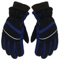 thumbnail image 1 of Dyfzdhu Winter Outdoor Kids Boys Girls Snow Skating Snowboarding Windproof Warm Ski Gloves Blue, 1 of 3