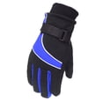 thumbnail image 1 of Dyfzdhu Winter Outdoor Kids Boys Girls Snow Skating Snowboarding Windproof Warm Ski Gloves Blue, 1 of 4