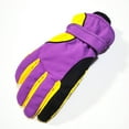 thumbnail image 1 of Dyfzdhu Woman Winter Outdoor Wind Proof Glove Ski Riding Warm Mountain Climbing Outdoor Mitten Yellow, 1 of 2