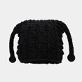 thumbnail image 1 of Dyfzdhu Women Casual Solid Crochet Knit Hat Warm Funny Black, 1 of 4