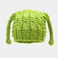 thumbnail image 1 of Dyfzdhu Women Casual Solid Crochet Knit Hat Warm Funny Green, 1 of 5