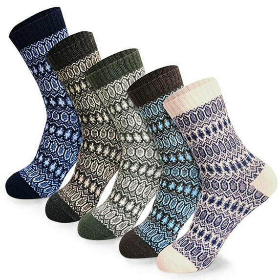 Dyfzdhu Women Cold Weather Vintage Soft Warm Socks Thick Knit Tube Socks