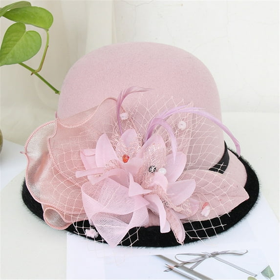 Dyfzdhu Women Fashion Beret French Style Painter Hat Cap Vintage Warm Party Top Purple