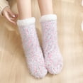 thumbnail image 1 of Dyfzdhu Women Floor Socks Adult Snow Socks Sleep Socks Carpet Socks Autumn And Winter Home Warm Thickened Plush Slippers Socks, 1 of 4