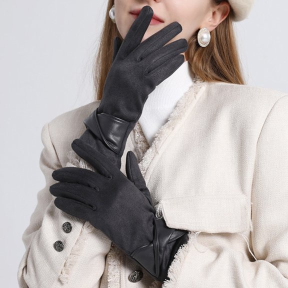 Dyfzdhu Women Gloves Creative Fashion Gloves Gloves Thick Warm Winter Adult