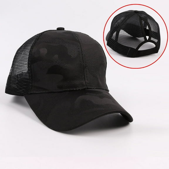 Dyfzdhu Women Men Camouflage Breathable Beach Adjustable Baseball Cap Sun Hat
