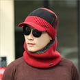 thumbnail image 1 of Dyfzdhu Women Men Winter Knit Warm Hats Scarf Dual PurposeHat Ear Protection Windproof Hat, 1 of 5
