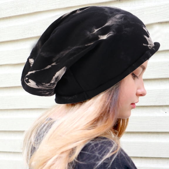 Dyfzdhu Women Mens Winter Knitted Beanie Hat With Faux Pom Warm Knit Cap Hats For Black