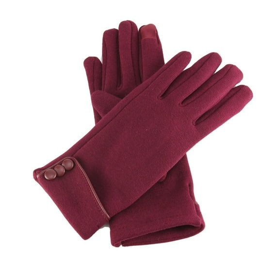 Dyfzdhu Women S Touchscreen Gloves Winter Warm Thermal Soft Lined Thick Texting Gloves Windproof Driving Gloves For Women Red