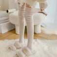 thumbnail image 1 of Dyfzdhu Women Solid Knitted Cotton Stocking Thigh Long Thermalers Knee Socks Over Extra Socks, 1 of 6