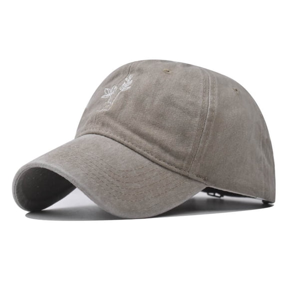 Dyfzdhu Women Summer Fashion Beach Adjustable Washable Cotton Baseball Cap Sun Hat Outdoors Hat