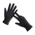 thumbnail image 1 of Dyfzdhu Women Warm Gloves Fall Winter Warm Fleece Single Button Outdoor Cycling Driving Gloves Black, 1 of 2