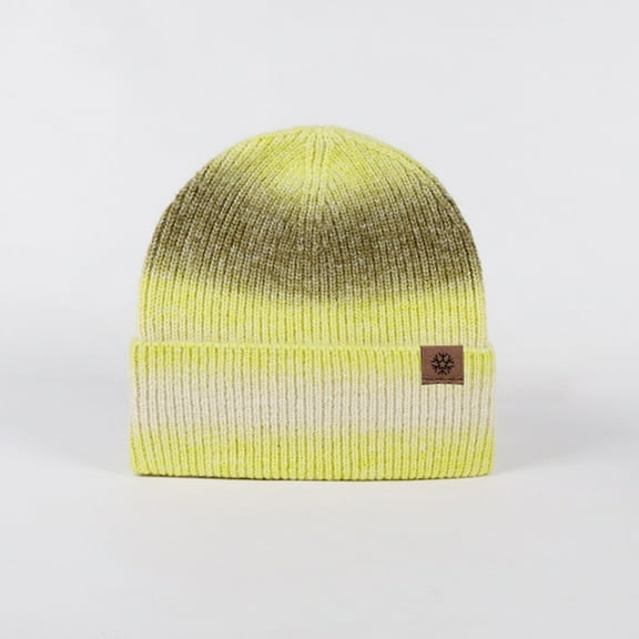 Dyfzdhu Women Winter Hat Warmer Casual Plush Crochet Multicolor Hats Knit Ball Baseball Caps