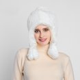 thumbnail image 1 of Dyfzdhu Women Winter Plush Fake Fur Hat Ear Protectors Warm White, 1 of 9