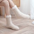 thumbnail image 1 of Dyfzdhu Women Winter Snow Socks Sleep Socks Carpet Socks Household Warm Thickened Plush Socks, 1 of 6