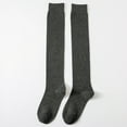 thumbnail image 1 of Dyfzdhu Women Winter Thickening Thermal Medium Length Over Knee Socks Thermal Sock High The Knee Lightweight Cotton Socks, 1 of 5