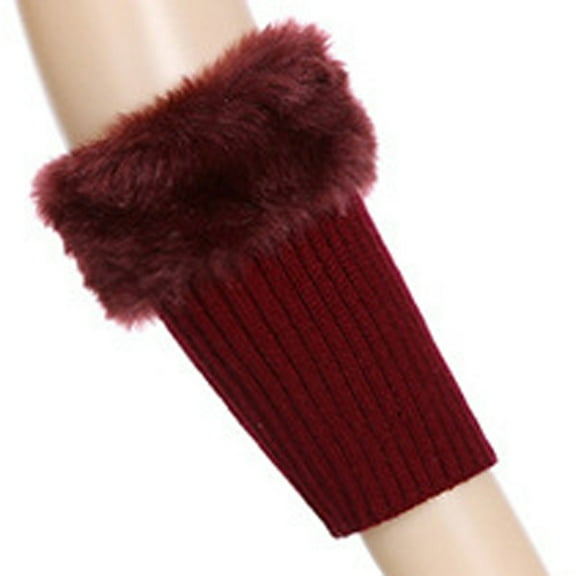 Dyfzdhu Women Winter Warm Knit Leg Warmers Crochet Leggings Slouch Boot Socks