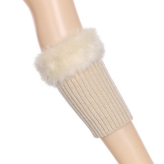 Dyfzdhu Women Winter Warm Knit Leg Warmers Crochet Leggings Slouch Boot Socks