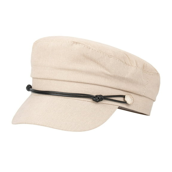 Dyfzdhu Women Winter Warm Leisure Solid Color Hedging Sun Hat Beret White