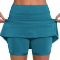 thumbnail image 1 of Dyfzdhu Women's Tennis Golf Skirts High Waisted with Pockets Inner Shorts for Athletic Skorts Sports Running Pickleball Skirt, 1 of 6