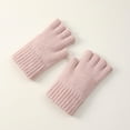 thumbnail image 1 of Dyfzdhu Womens Fingerless Gloves Fall Winter Thickened Warm Cold Knitted Exposed Finger Knitted Gloves, 1 of 3