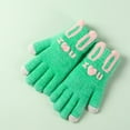 thumbnail image 1 of Dyfzdhu Womens Gloves Winter Knitted Thick Warm Adult Riding Five Finger Warm Gloves, 1 of 3