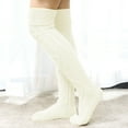 thumbnail image 1 of Dyfzdhu Womens Knee High Socks Solid Color Knitted Adjusted Calf Super Soft Thick Thermal Non See Through Leg Thermaler, 1 of 5