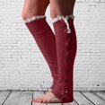 thumbnail image 1 of Dyfzdhu Womens Winter Warm Ladies Christmas Lace Over Knee Woolen Socks Legs, 1 of 2