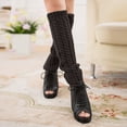 thumbnail image 1 of Dyfzdhu Woolen Leg Thermalers For Women Autumn Winter Solid Color Knitted Calf Sleeves, 1 of 4