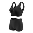 thumbnail image 1 of Dyfzdhu Workout Sets for Women 2 Piece Sports Bra Fitness Running Yoga Vest Without Rims Large Size Breathable Set Yoga Outfits Tracksuit, 1 of 4