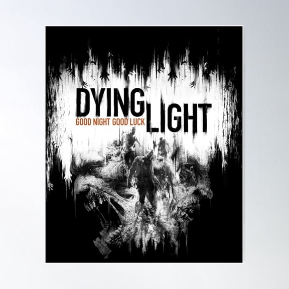 Dying Light Poster Wall Art, UNFRAMED PAPER POSTER, Home Decor, Vintage Gift, Living Room Dercor