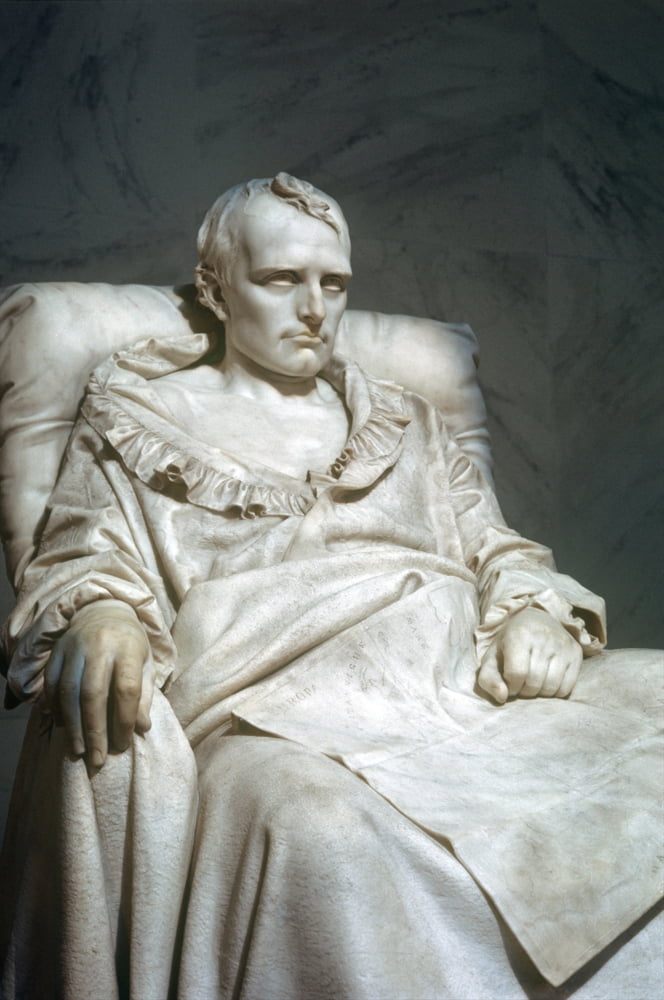 Dying Napoleon (Napoleone Morente) Canvas Art - (18 x 24)
