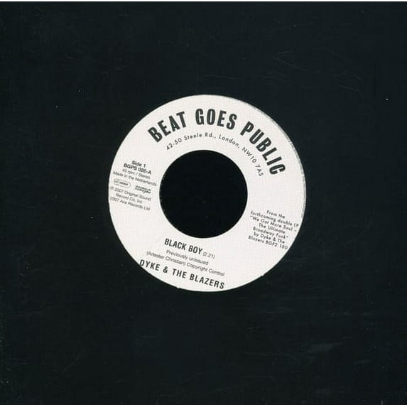 Dyke & the Blazers - Black Boy / Let a Woman Be a Woman Let a Man Be - Vinyl (7-Inch)