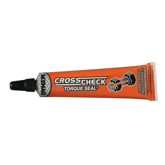 Dykem 83314 Cross Check Torque Seal Tamper-Proof Indicator Paste Orange 1 oz Tube