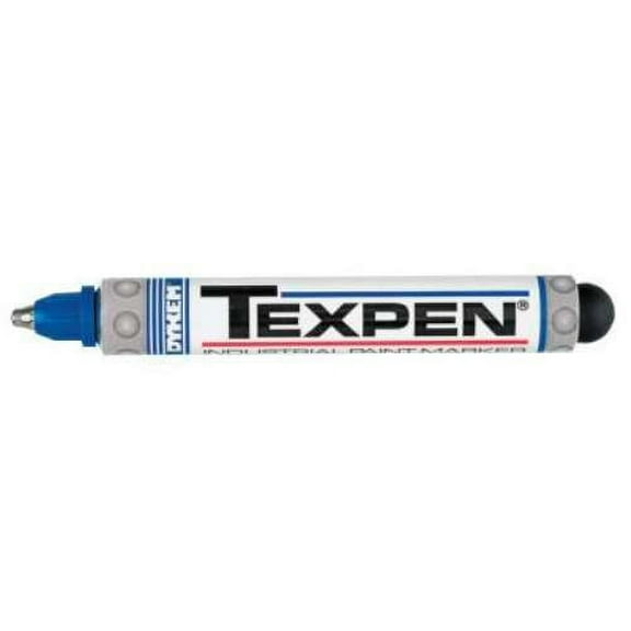 Dykem Industrial Marker, Medium Tip, Blue Color Family, Ink 16013