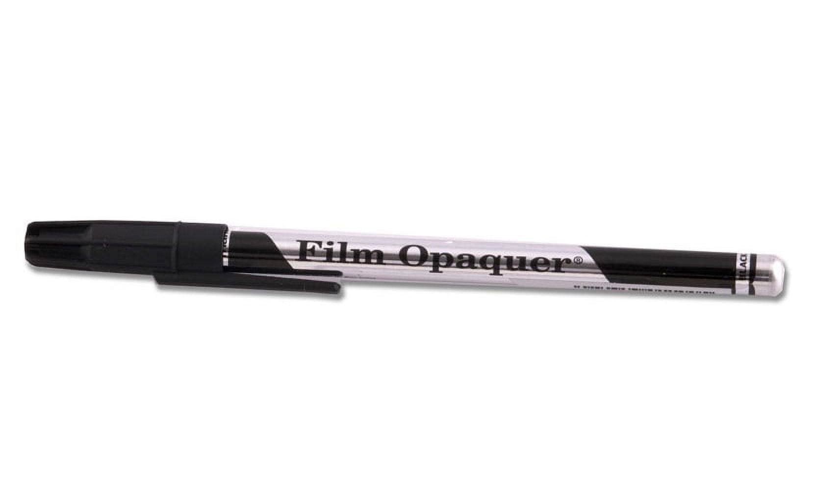 Dykem MarkTex Fine Tip Film Opaquer Marker Black