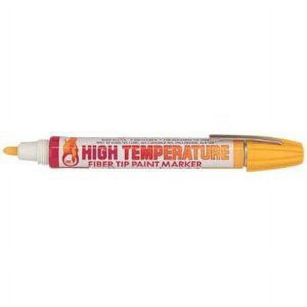 Dykem Tuff Guy Industrial Paint Marker - Medium Tip, Yellow, Waterproof & Permanent