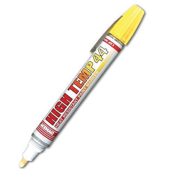 Dykem Paint Marker,High Temp,YL,Medium Tip 44424