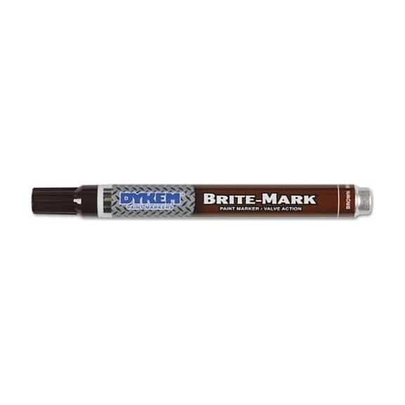 Dykem Paint Marker, Medium Tip, Brown Color Family, Paint 84010