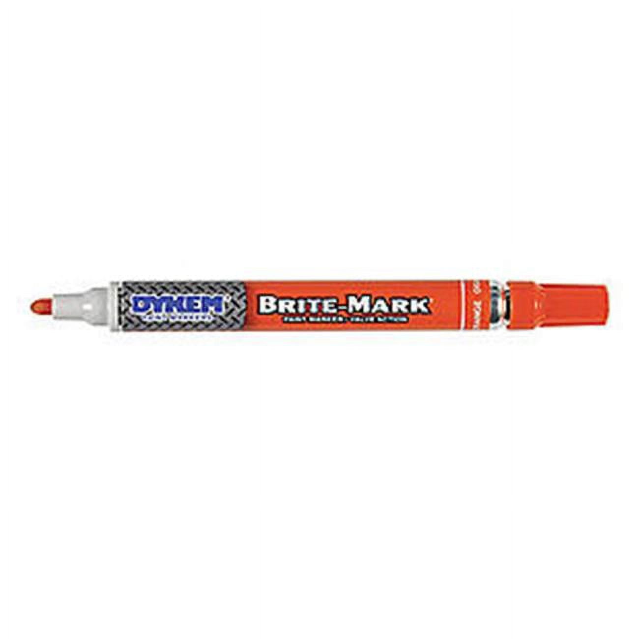 Dykem Paint Marker, Permanent, Orange 84005