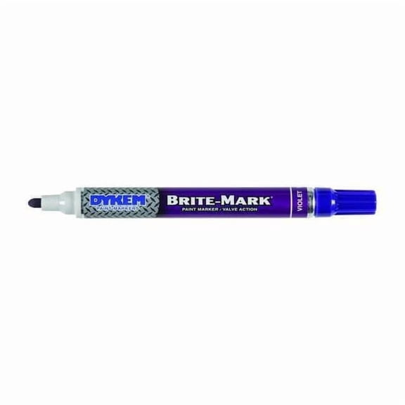Dykem Paint Marker, Medium Tip, Violet Color Family, Paint 84019