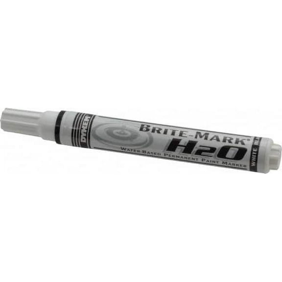 Dykem - White Permanent Marker - Bullet Tip (50 Pack)