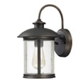 thumbnail image 1 of Dylan 1 Light Outdoor Wall Lantern, 12.5" H x 7.5" W x 8.75" D, 1 of 2