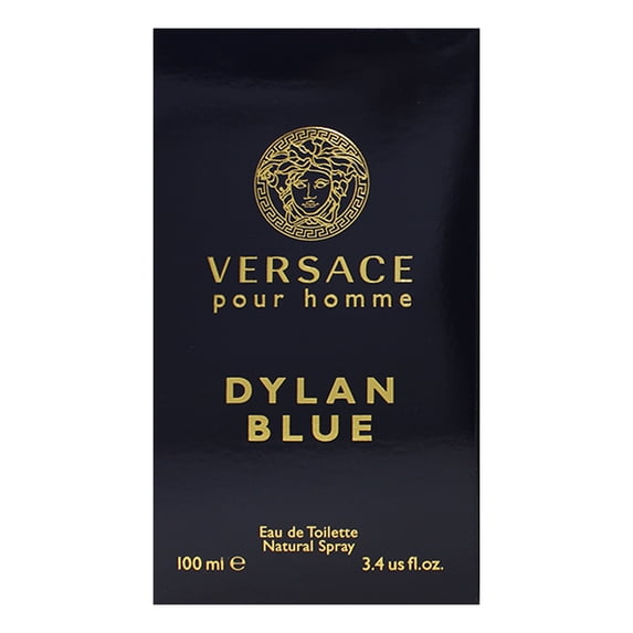 Dylan Blue by Versace Pour Homme Eau de Toilette Spray 3.4 oz (Pack of 2)