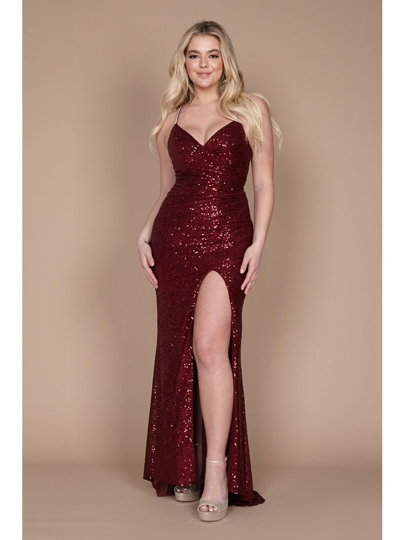 strapless open back dress Twirl Prom 3018