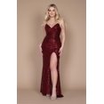 thumbnail image 1 of Dylan & Davids Long Formal Fitted Sequin Prom Dress, 1 of 4